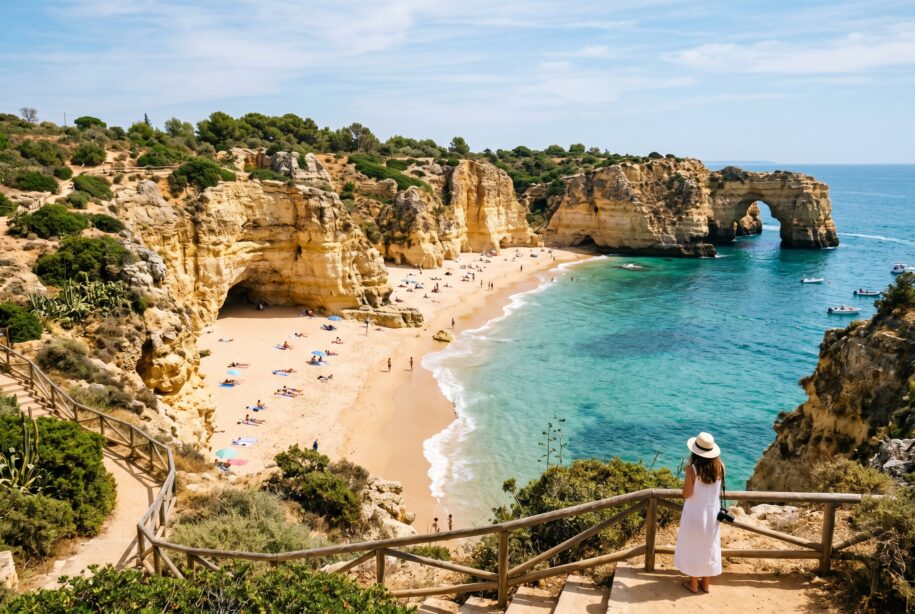 Best beaches near Carvoeiro in the Algarve
