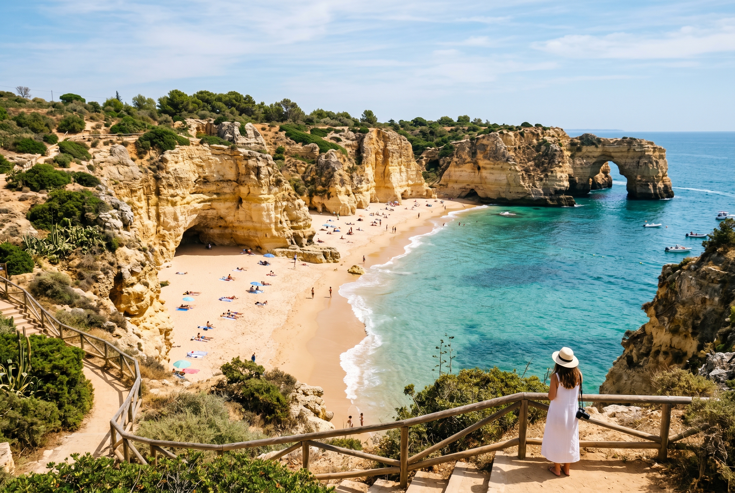Best beaches near Carvoeiro in the Algarve