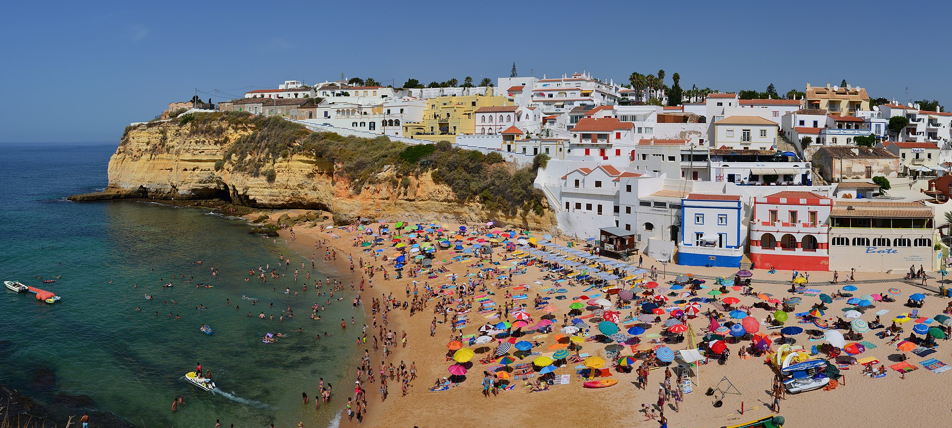 Carvoeiro beach in the Algarve, Portugal